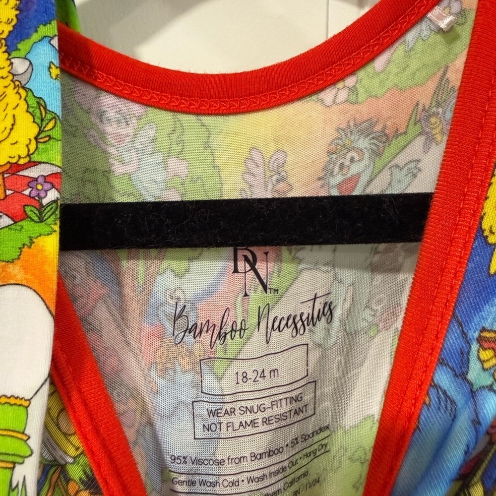 Bamboo Sesame Street Long Sleeve PJs - Picture 3 of 4